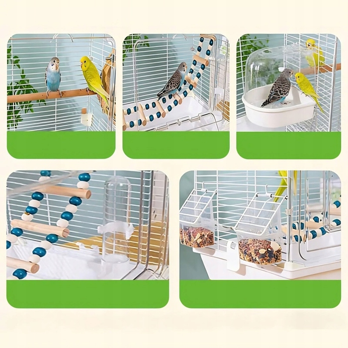 Клітка NUXIE 40 x 28 x 71 см, безбарвна
