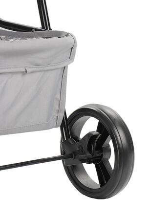 Візок для собак Сенна сірий, зручний для прогулянок