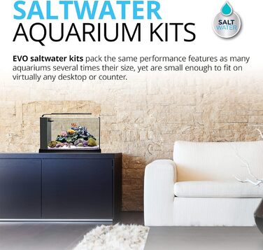 Акваріумний набір Fluval Evo V, 5,7 л, чорний – комплект для акваріума