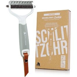 Підшерсткова щітка Cookie для собак, котів та коней | Для короткої та середньої шерсті | Видаляє підшерсток та запобігає утворенню ковтунів