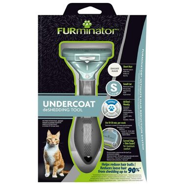 FURminator фурмінатор для короткошерстих котів, розмір S