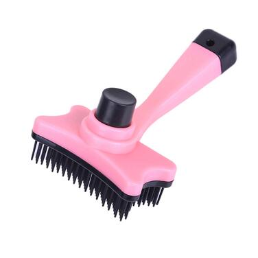 Гребінець для вичісування шерсті собак, розгладження волосся, видалення ковтунів, пластиковий гребінець для догляду за домашніми тваринами