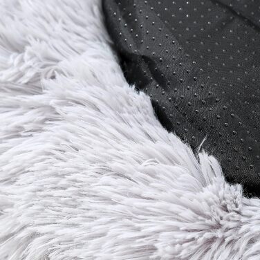 Кругле ліжко для собак та котів, м'яке плюшеве, водонепроникне, 37 см, до 3 кг