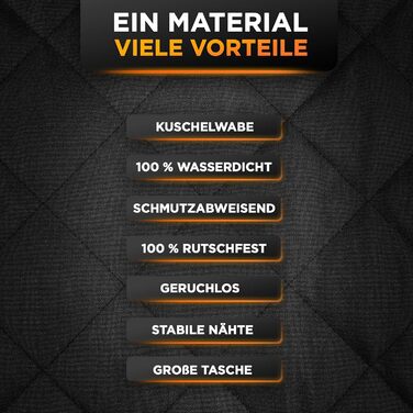 Захист для багажника автомобіля Dunlop - килимок для собак, водовідштовхувальний, з захистом краю багажника, килимок для собак, захист багажника, килимок для багажника автомобіля