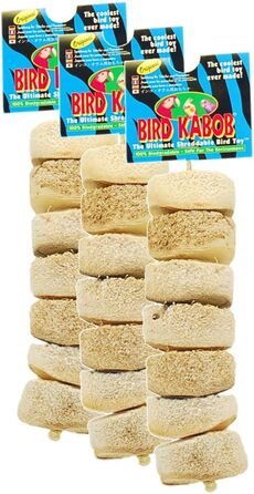 Оригінальна іграшка для папуг Kabob Bird Toy Wesco, натуральна деревина
