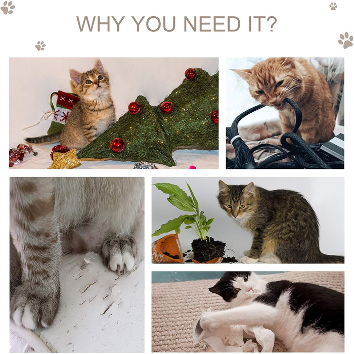 Кігтеточка PawHut для котів, 114 см, з сизалевими стовпами, 3 платформи, будиночок для котів, 2 підвісні м'ячики, сірий