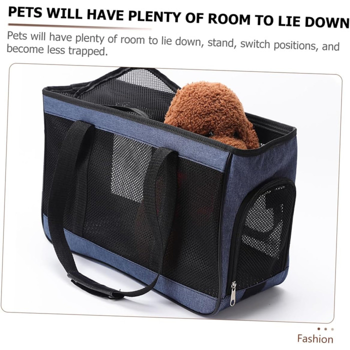 Транспортна сумка для кота/собаки Yardwe: дихаюча, з Oxford тканини, складана, з плечовим ремінцем