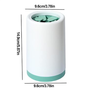 Очищувач лап для собак, мийка лап для тварин, захист від бруду, силіконовий, 2 розміри (10x8 см, 14x9 см), зелений