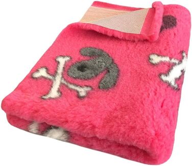 Лежанка для собак Elropet Premium 30mm: неслизька, для маленьких та великих собак, розміри S (80x50 см), колір рожевий (Vet Bed)