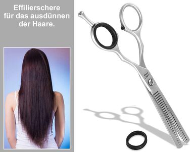 Професійна фризьорська ножиці для стрижки волосся, модельована ножиця з нержавіючої сталі, 6 дюймів (15,24 см)