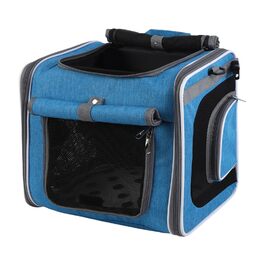 Велосипедний кріплення для собак - рюкзак-переноска з регульованими ременями | Переноска для собак на велосипед | Фронтальний велосипедний кошик | Транспортування домашніх тварин на велосипеді для середніх та маленьких собак та котів