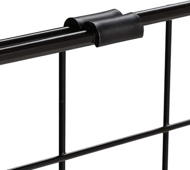 Сітка для собак у машину Relaxdays, універсальна, регульована ширина, чорна, 40 x 92-157 см