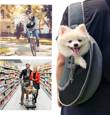 Жовта переносна сумка-переноска для собак та котів (маленьких порід), з регульованим плечовим ременем