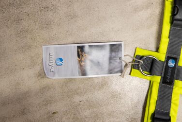 ANNYX Brustgeschirr Protect - захисний жилет для грудей, оранжевий/коричневий, розмір L (M, 1 шт.), жовто/сірий