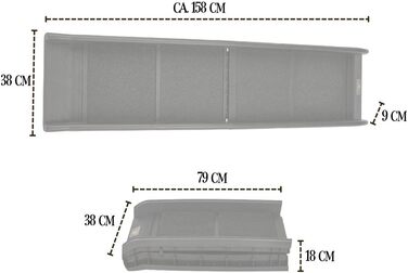 Рампа для собак Knuffelwuff – складана, стійка, протиковзна | для авто, SUV, подорожей | до 40 кг