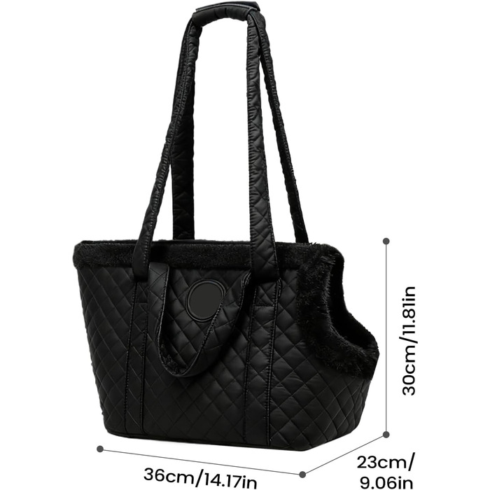 Транспортна сумка для собак та кошенят - Ергономічна, водонепроникна | Підходить для зимових прогулянок, авто та громадського транспорту