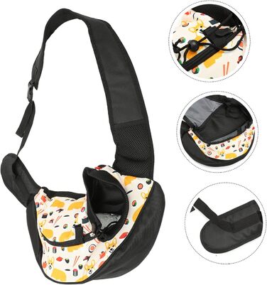 Траплянка для собаки, переноска для цуценят, сумка-переноска для тварин, зелена. Підходить для маленьких собак, котів, подорожей, кемпінгу та прогулянок.