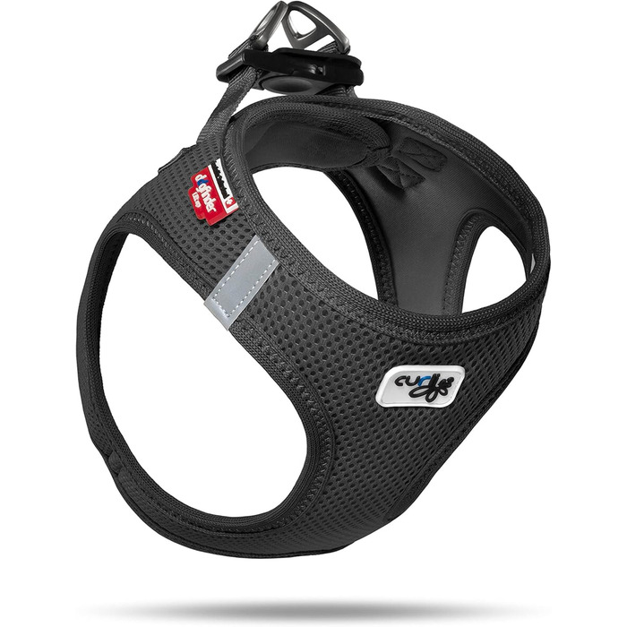 Шлейка-жилетка Vest Harness Air-Mesh чорна 2XS для собак