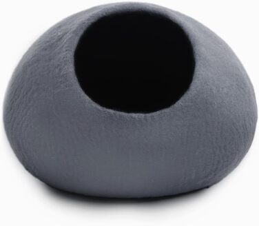 Котяча домівка Woolygon з вовни, екологічна лежанка з 100% мериносової вовни, ручна робота, фетровий будиночок для котів та кошенят