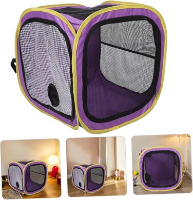 Клітка-переноска для тварин BESPORTBLE 12.5 кг, сітчаста, швидковисихаюча, для котів та маленьких собак, легка та зручна для транспортування