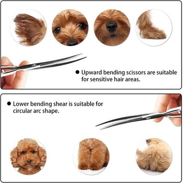 Ножиці для грумінгу собак та котів DONGKER, 7 дюймів, нержавіюча сталь