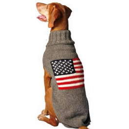 Светр для собак Chilly Dog з американським прапором, розмір 3XXL