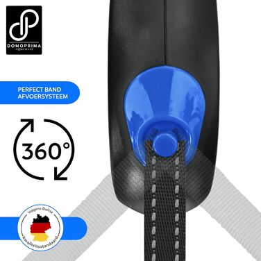 Нашийник для собак Domoprima: міцний, безпечний, з відбиваючим рефлектором, розміри S, M, кольори: сірий, блакитний, зелений, рожевий