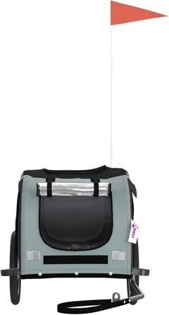 Фаркоп для велосипеда Gecheer для собак, міцний сталевий каркас, оксфордська тканина, дах з ПВХ, для безпечних та комфортних поїздок з домашніми тваринами