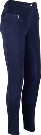 Жіночі бриджі для верхової їзди RL24 BASICLINE з повним сидінням, темно-сині (48)