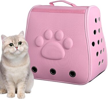 Трансформер-переноска для котів та маленьких собак | Легка, дихаюча переноска-рюкзак для тварин | Міцна переноска для котів та собак