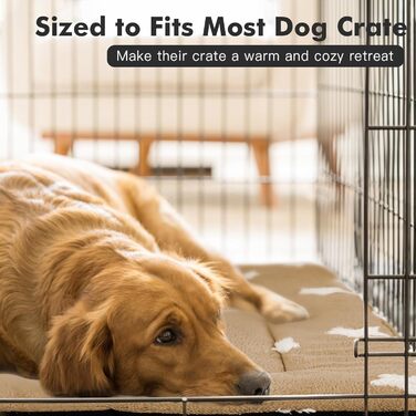 Mora Pets підстилка для собак, м'яка лежанка у клітку 91,4 см, прана, зірковий дизайн, для великих собак та котів, матрац для затишного сну