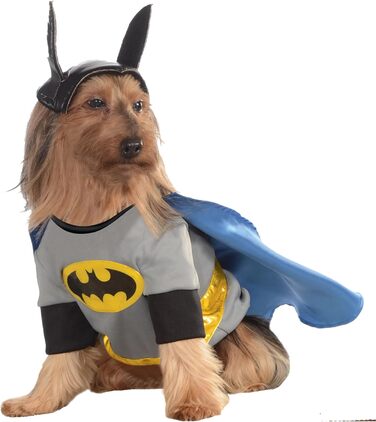 Костюм Бетмена DC Rubie's для великих собак, XXXL, рожевий з паєтками, 96.5x89 см