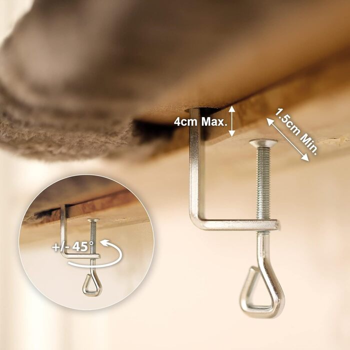 Кішка ліжко для вікна Lionto, м'яке, плюшеве, 35x50 см, для монтажу без свердління, знімний та пральний чохол, до 15 кг, темно-сірий (з написом)