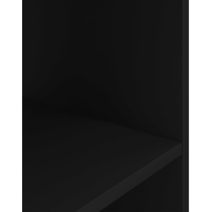 Тумба для акваріума Somanki, чорна, 80x35x60 см, ДСП, підставка для акваріума