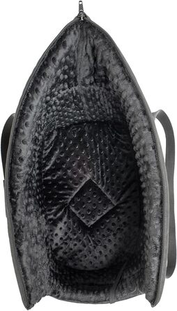 Сумка-переноска для собак Boutique Zoo - Чорний/Мінки, L (до 12 кг), 42x29x33 см