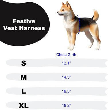 Шлейка для собак Puppia Douglas, тепла, зимова, у візерунку 