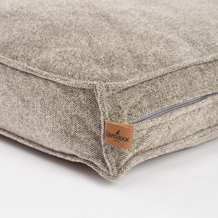 JAMAXX Преміум подушка для собак ортопедична, 90x70 см, пісочний колір
