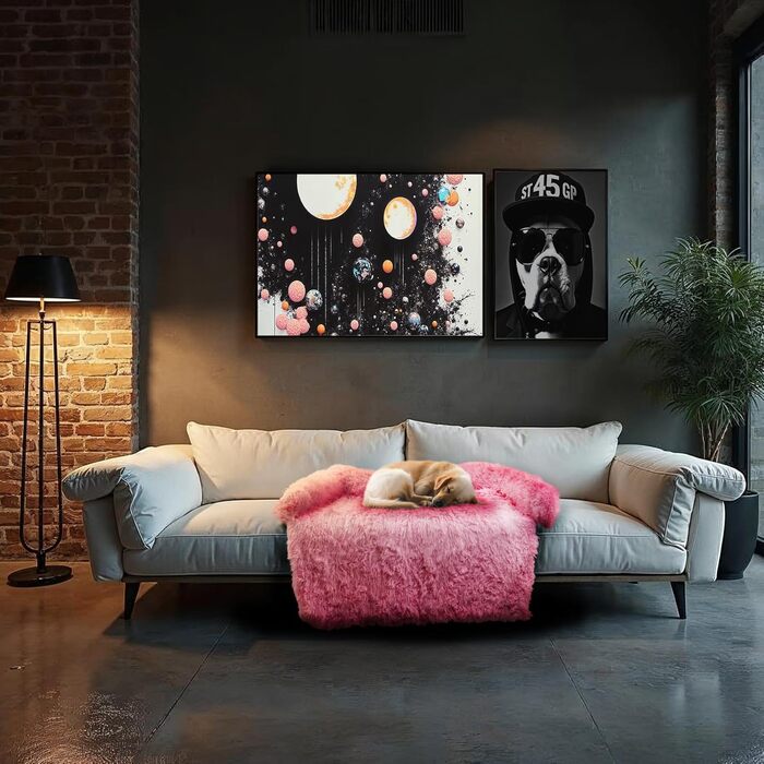 Кругле ліжко для собак та котів Batuffolo, рожеве, 76x76x13 см | Водонепроникне, з неслизькою основою, можна прати