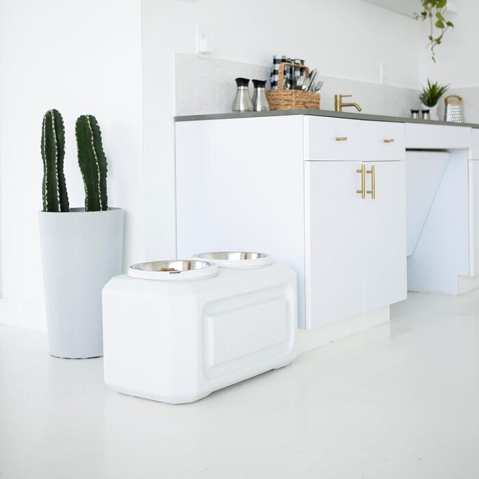 Gamma2 Vittles Vault - Підвищений годівниця для собак з місцем для зберігання корму