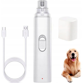 Електрична шліфувальна машинка для собак та котів – 3-в-1, USB-зарядка, 8000 об/хв, тиха та безпечна, ергономічна, для маленьких, середніх та великих тварин