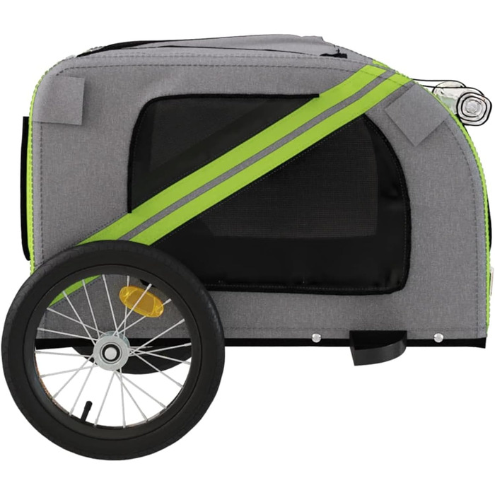 Причіп для велосипеда Gecheer для собак, оксфордська тканина та сталевий каркас, комфортний та міцний причіп для велосипеда для велопрогулянок та подорожей