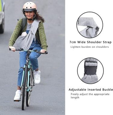 Сумка-слінг для тварин, переноска для котів та собак, зручна переноска на плечі (сірий)