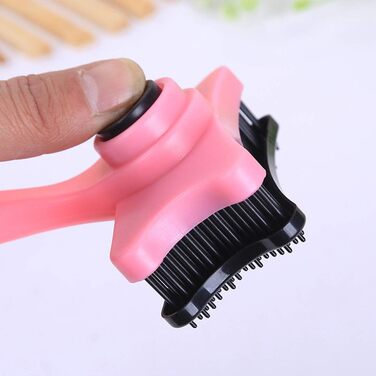 Гребінець для вичісування шерсті собак, розгладження волосся, видалення ковтунів, пластиковий гребінець для догляду за домашніми тваринами