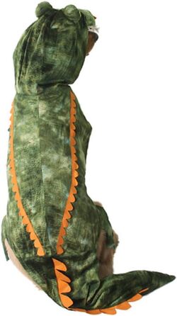 Костюм крокодила для собак: теплий і зручний халат для маленьких собак, цуценят та котів. Ідеально для фотосесій та свят.