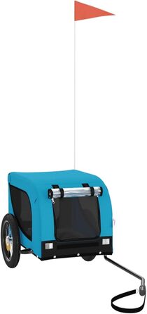 Фарм-причіп для велосипеда Gecheer, чорний, з оксфордської тканини, вантажопідйомність, для собак