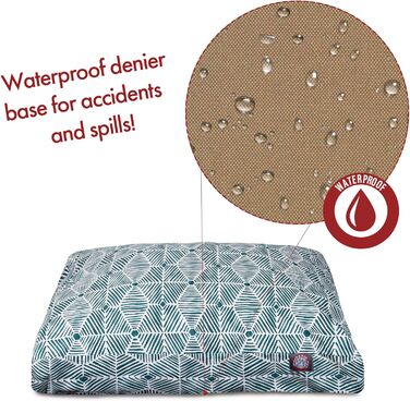 Ліжко для собак Majestic Pet Charlie Salmon, велике, прямокутне