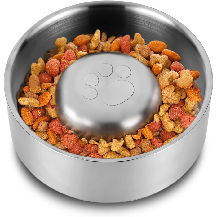 Миска для собак Slow Feeder з гелю, запобігає ковтання, великі миски для собак, аксесуари для собак, покращує травлення