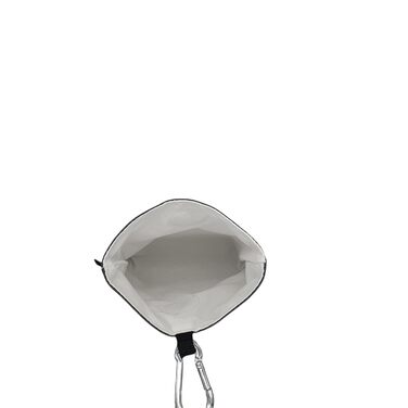 Сумка для ласощів для собак з магнітом та карабіном з ламінованої бавовни - сіра