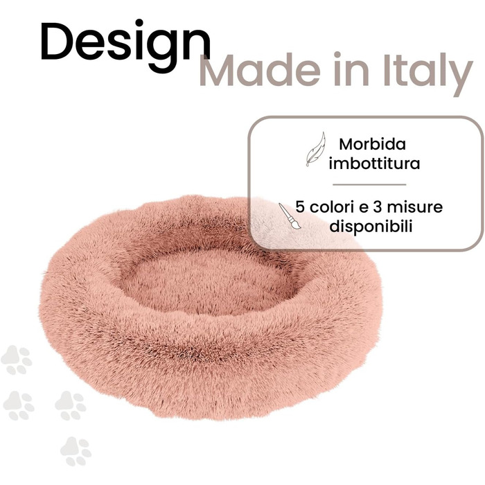 Кія для домашніх тварин Sogni e capricci 'DREAMS', Pearl, 70x70x26 см