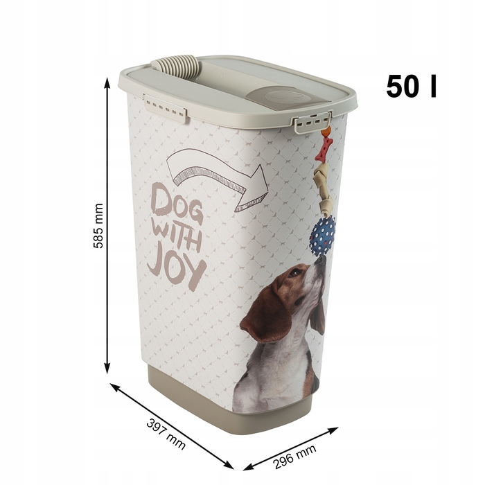 Контейнер для корму для собак Rotho CODY, 50 л